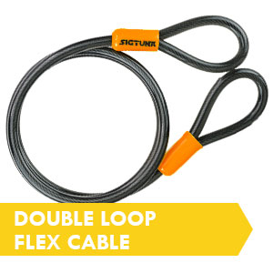 SIGTUNA 16mm U-lock + 1.2m cable (yellow) - Image 3