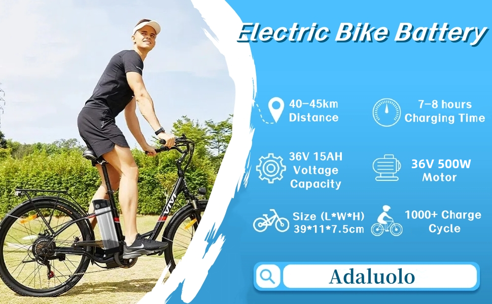 Adaluolo 36V 15Ah Silverfish + charger (folding)