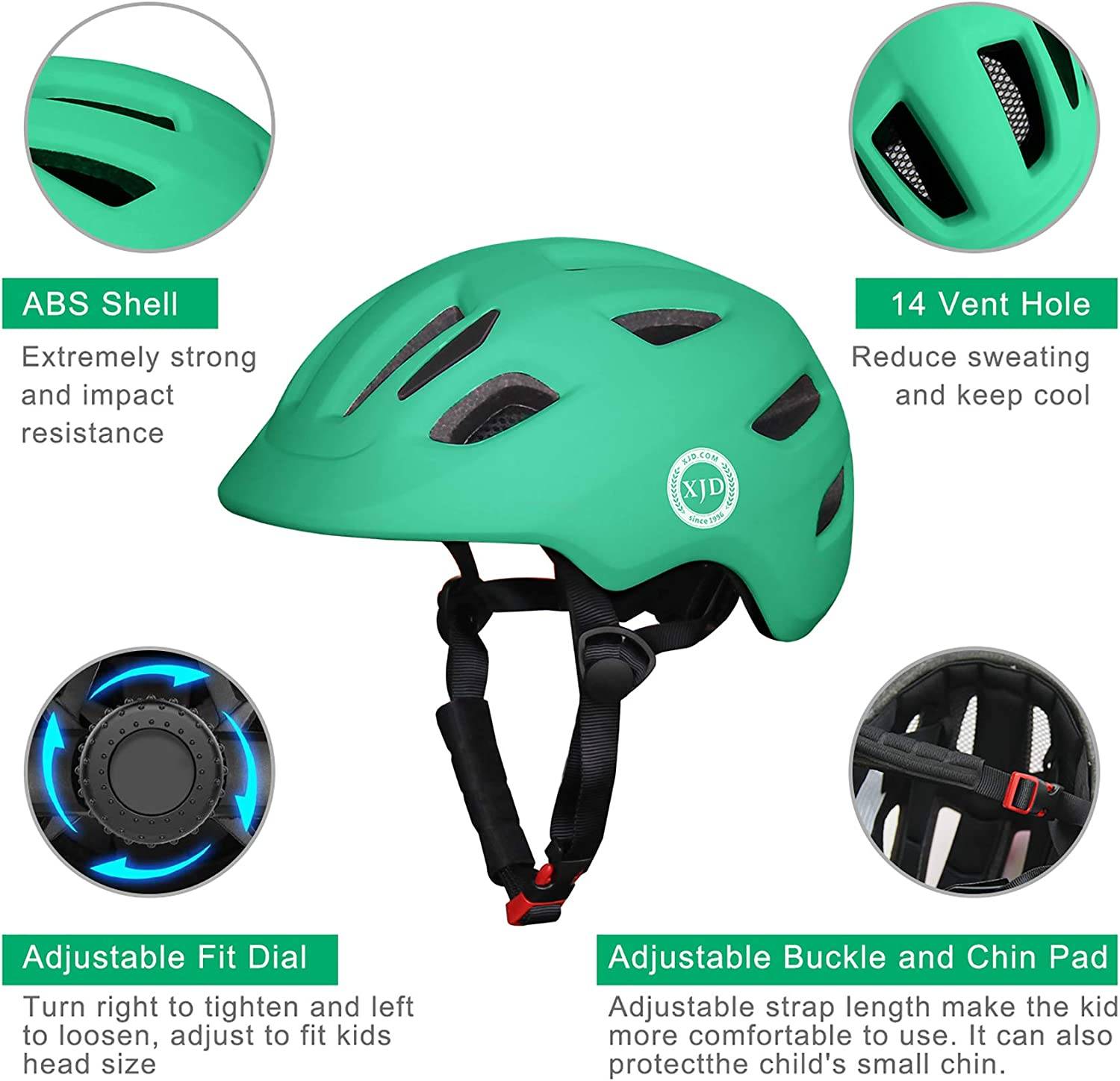 XJD Kids/toddler multi-sport helmet ages 1–13 - Image 4