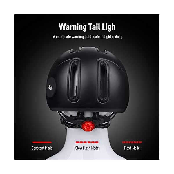 LEPESFON Adult commute helmet + light + visor 56–61cm - Image 3