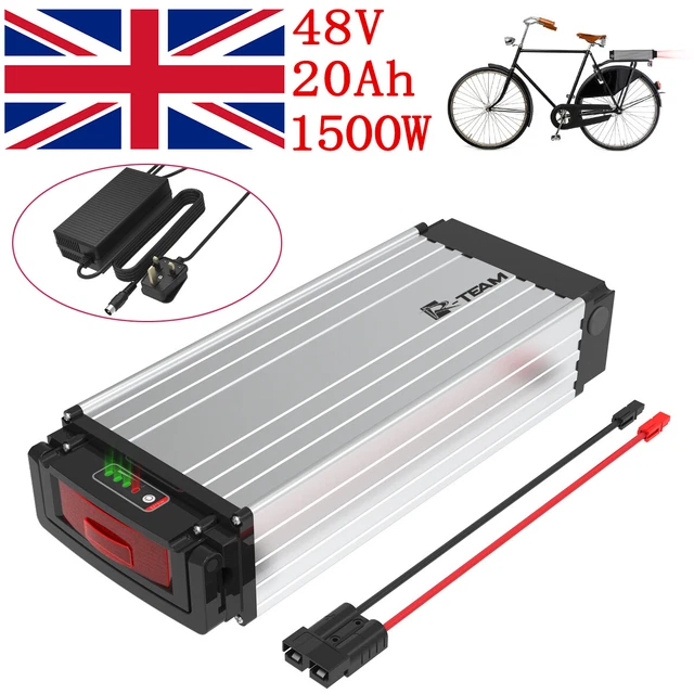 R TEAM 48V 20Ah e-bike battery + 3A charger (Samsung cells) - Image 2