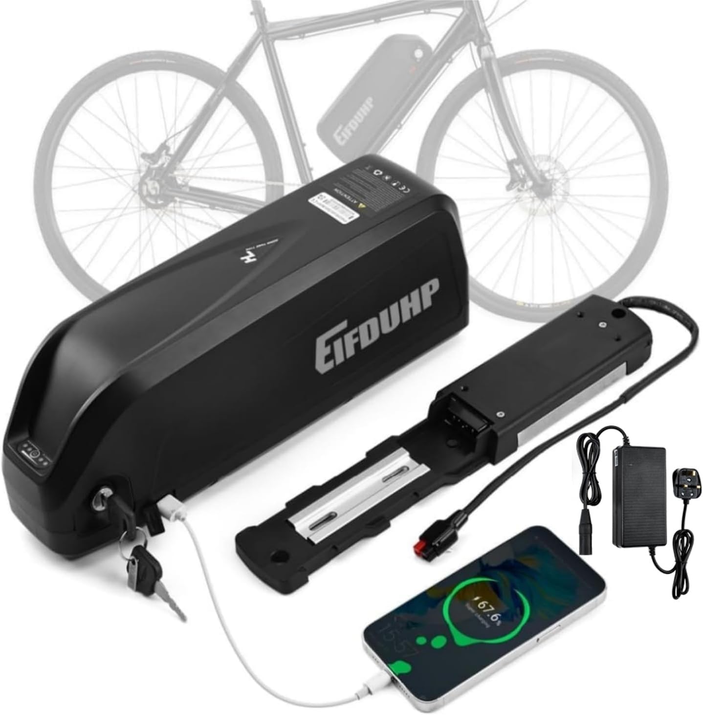 Generic 48V 20Ah pack + charger + baseplate