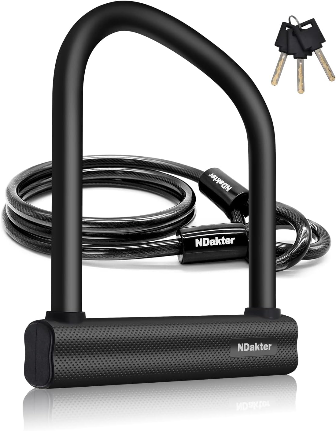 NDakter 18mm D-lock + 1.8m cable