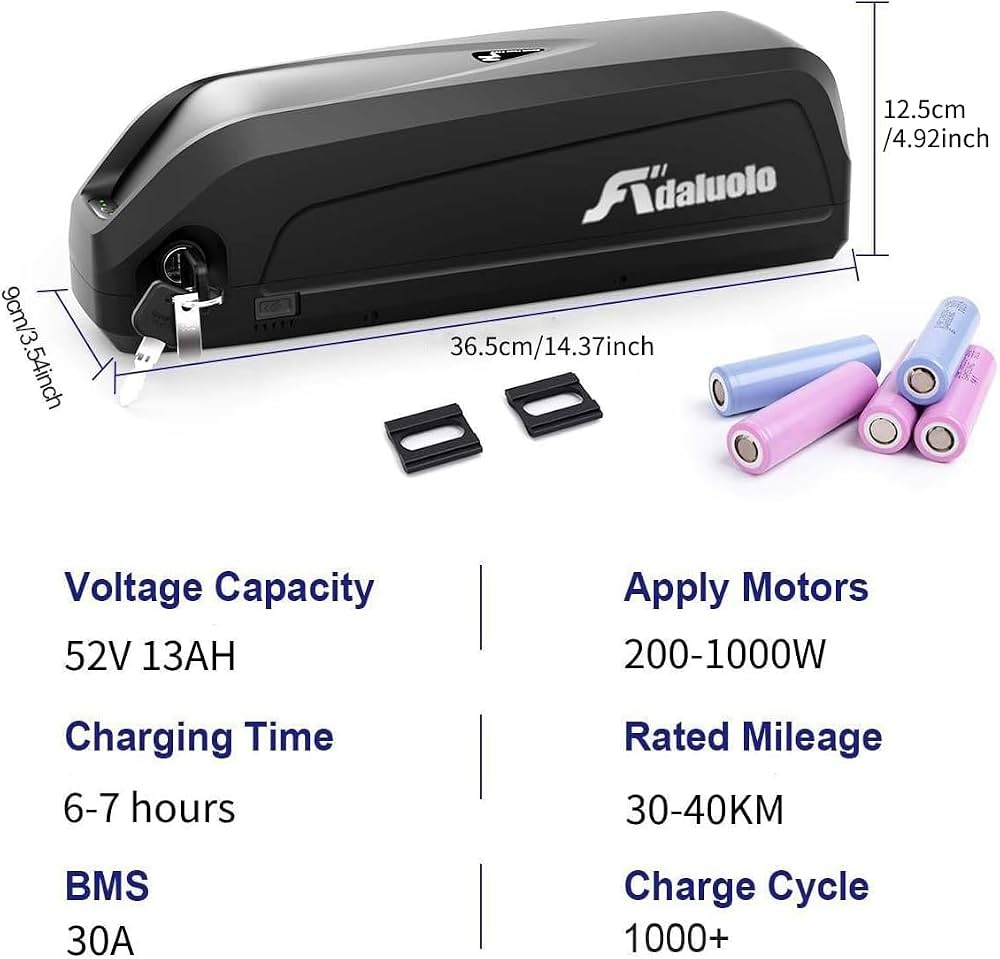 Ebkrides 48V 20Ah Hailong 5-pin + charger