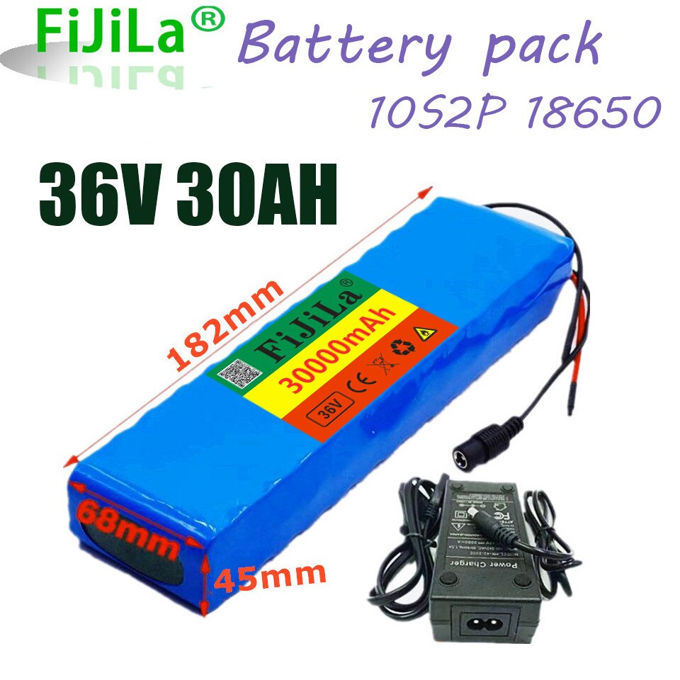 Generic 36V 30Ah 10S2P pack + 42V 2A charger