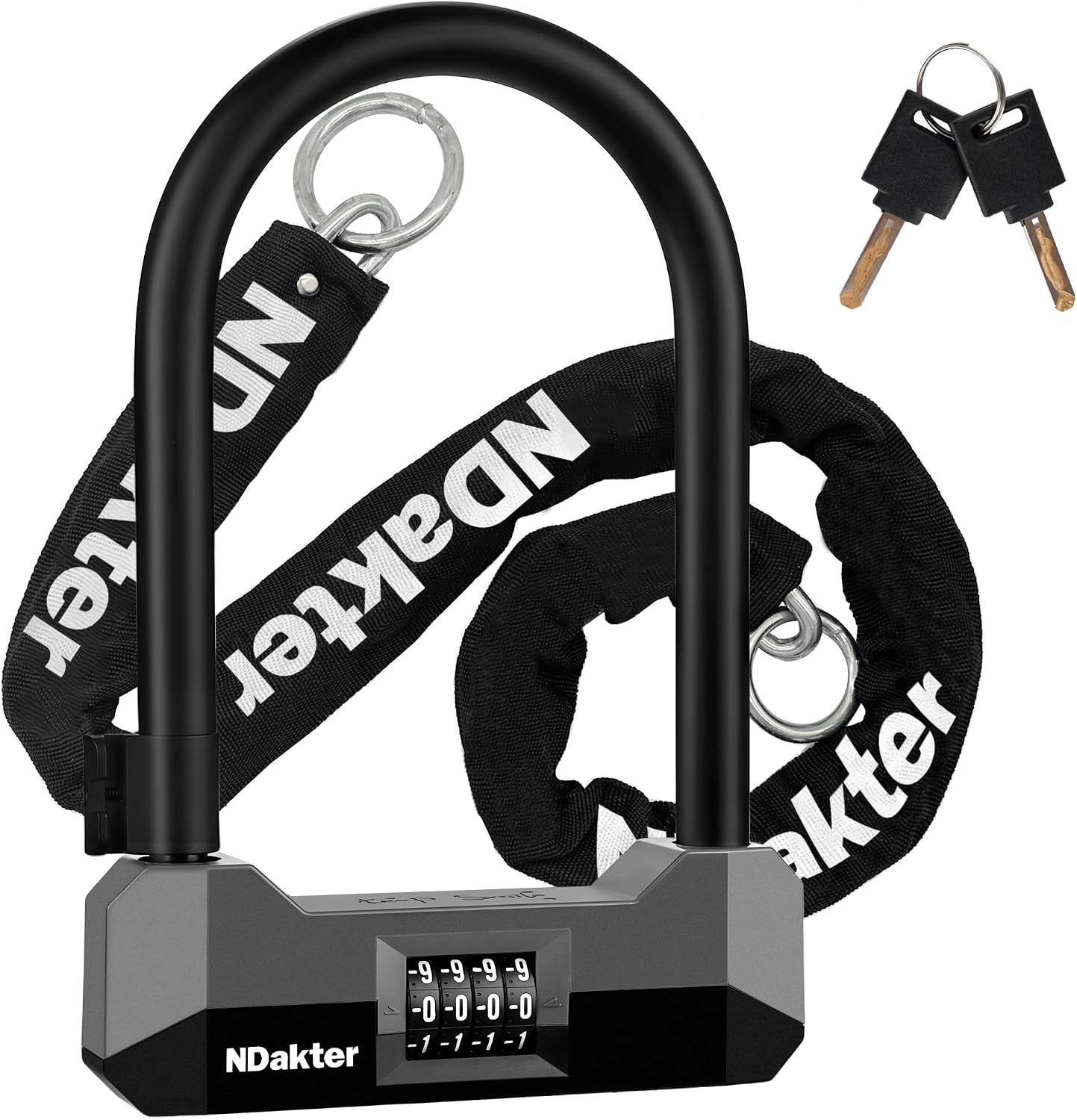 NDakter 18mm D-lock + 1.8m cable - Image 2