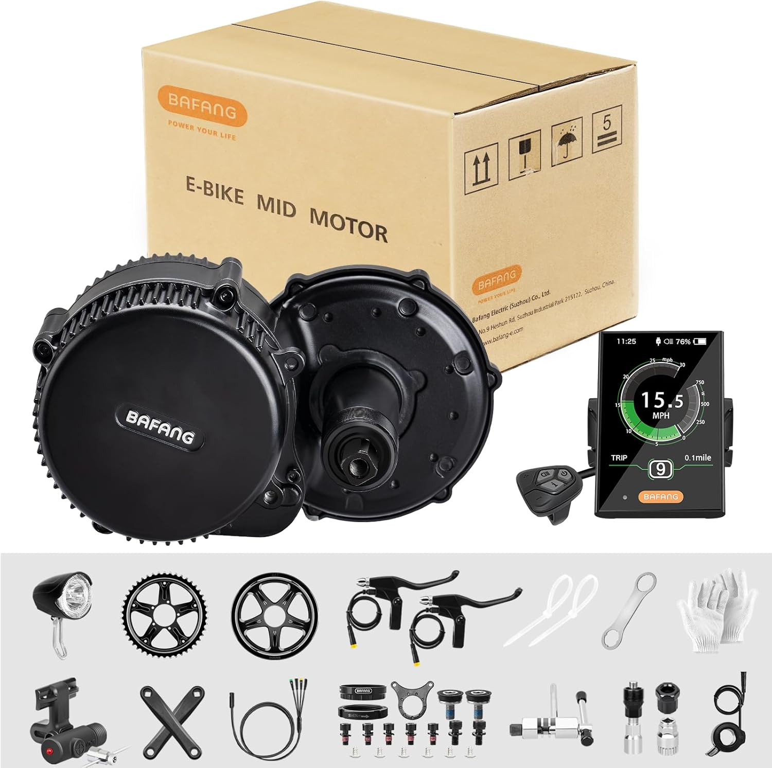 Bafang BBS01B 36V 250W mid-drive kit (UK legal)