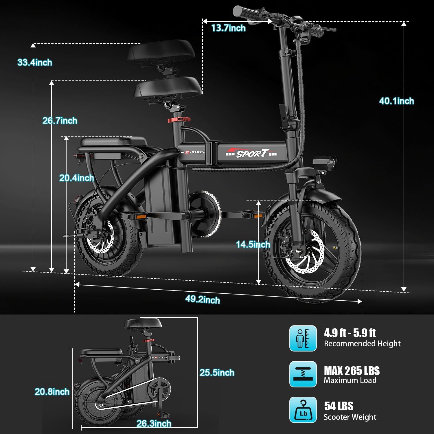 Pikabike Z6 Foldable - Image 2
