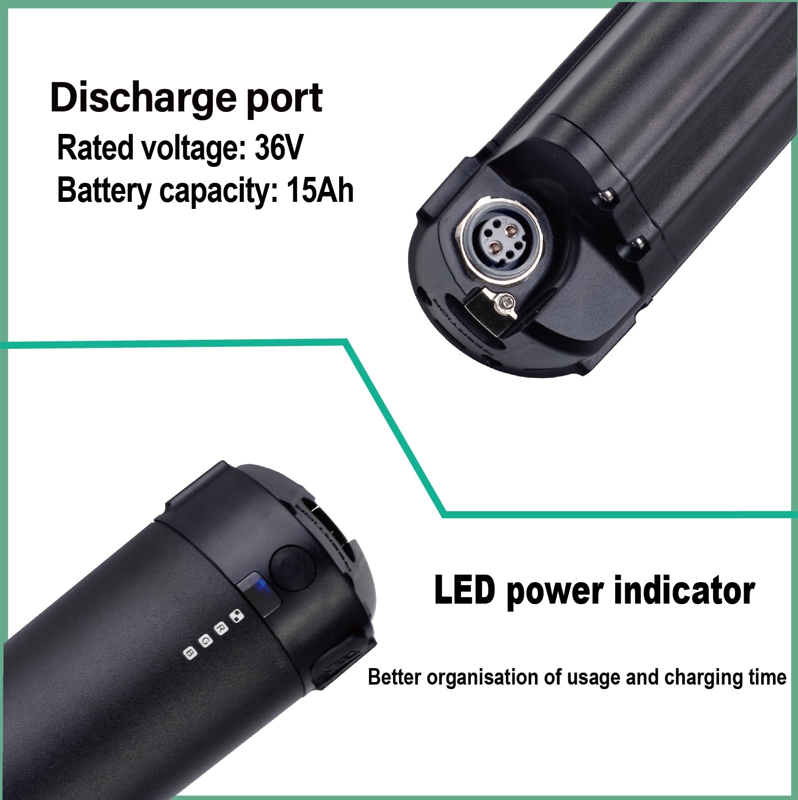 Generic 36V 14Ah 504Wh Reention EEL Mini style + charger - Image 2