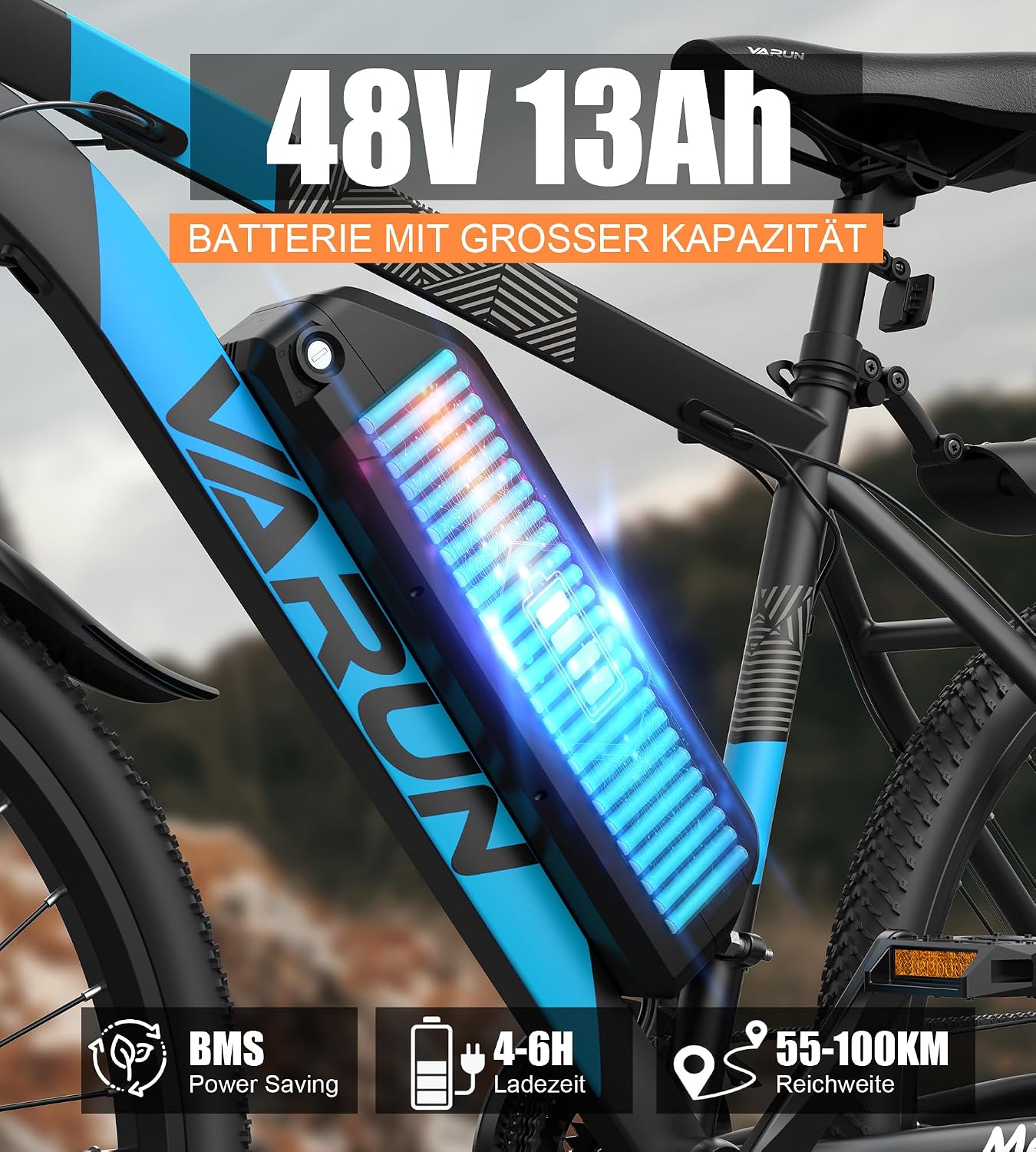 Other Amazon brands VARUN 27.5" e-MTB + App 48V 624Wh - Image 3