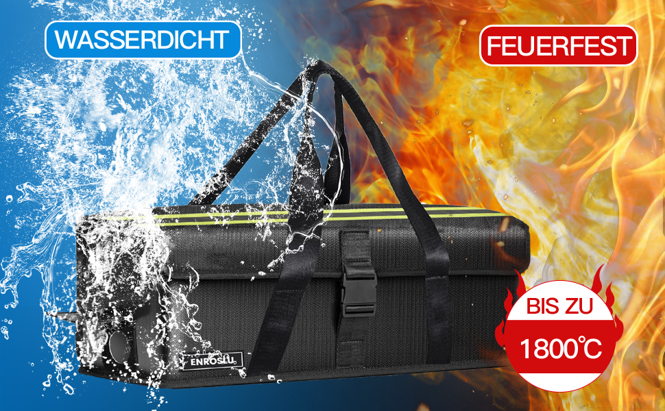 LEFHODA 8-layer fireproof e-bike bag up to 1800°C 49×15×15 - Image 2