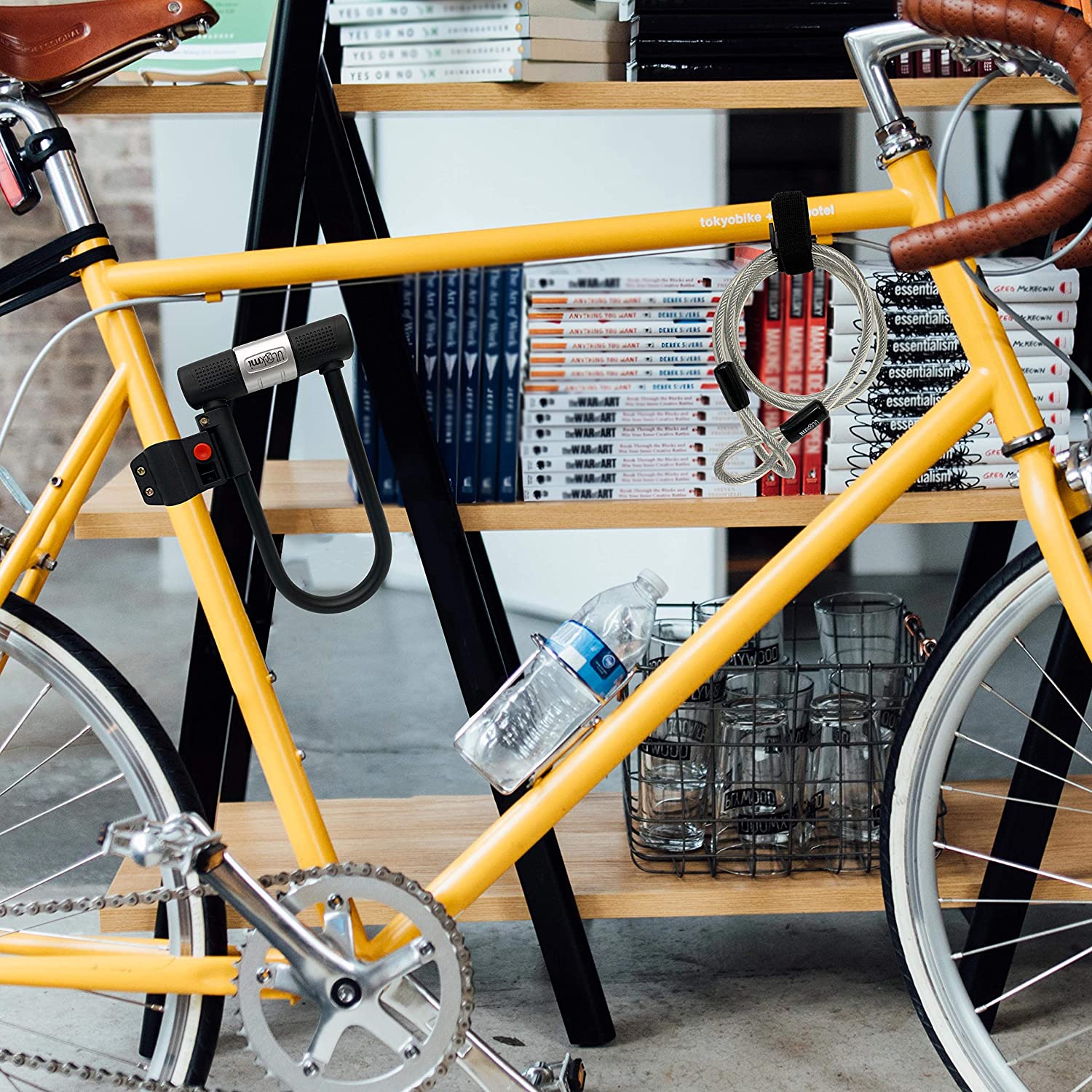 Ulockmi TWOFOLD 14mm Sold Secure Pedal Cycle Gold - Image 3