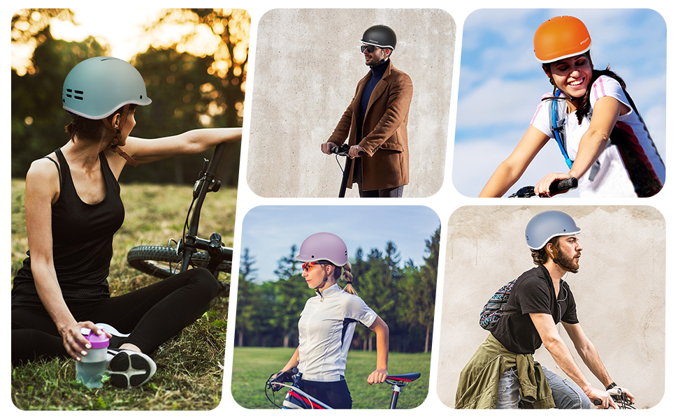 Ckorison Adult commute helmet 56–61cm EN1078