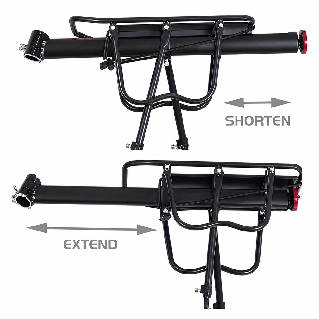Generic Rear pannier rack heavy-duty 50kg+ - Image 4