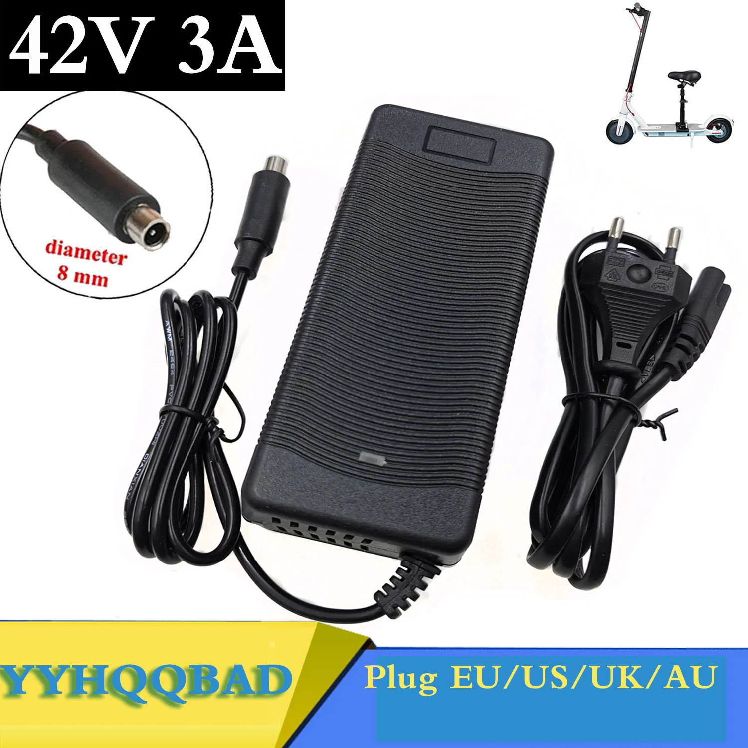 Generic 42V 3A/4A fast charger for 36V e-bike - Image 3