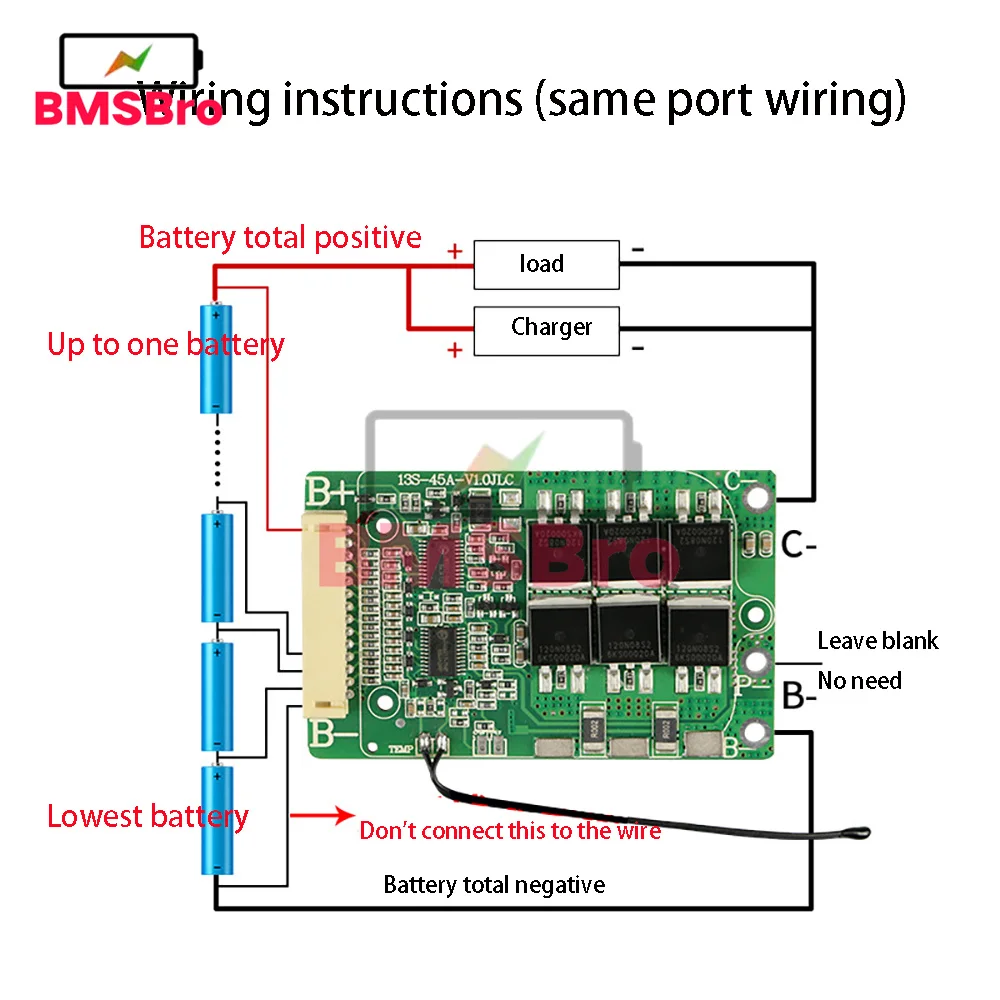 Generic Battery BMS board 48V 30A–40A common repair - Image 3