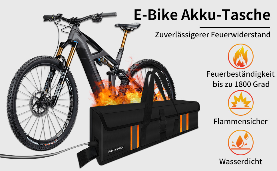 LEFHODA 8-layer fireproof e-bike bag up to 1800°C 49×15×15 - Image 3