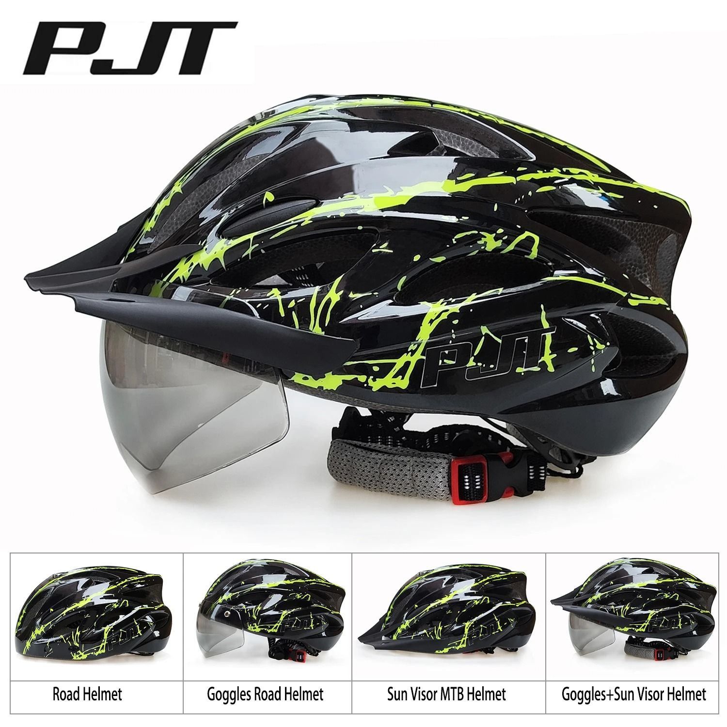 Generic Lightweight MTB helmet + detachable visor - Image 3