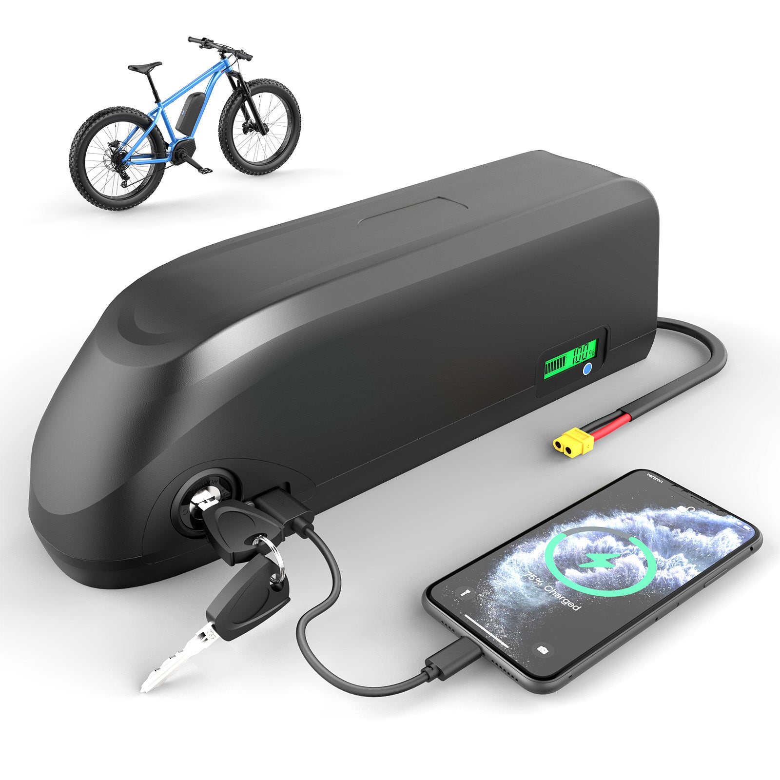R TEAM 48V 20Ah e-bike battery + 3A charger (Samsung cells) - Image 3