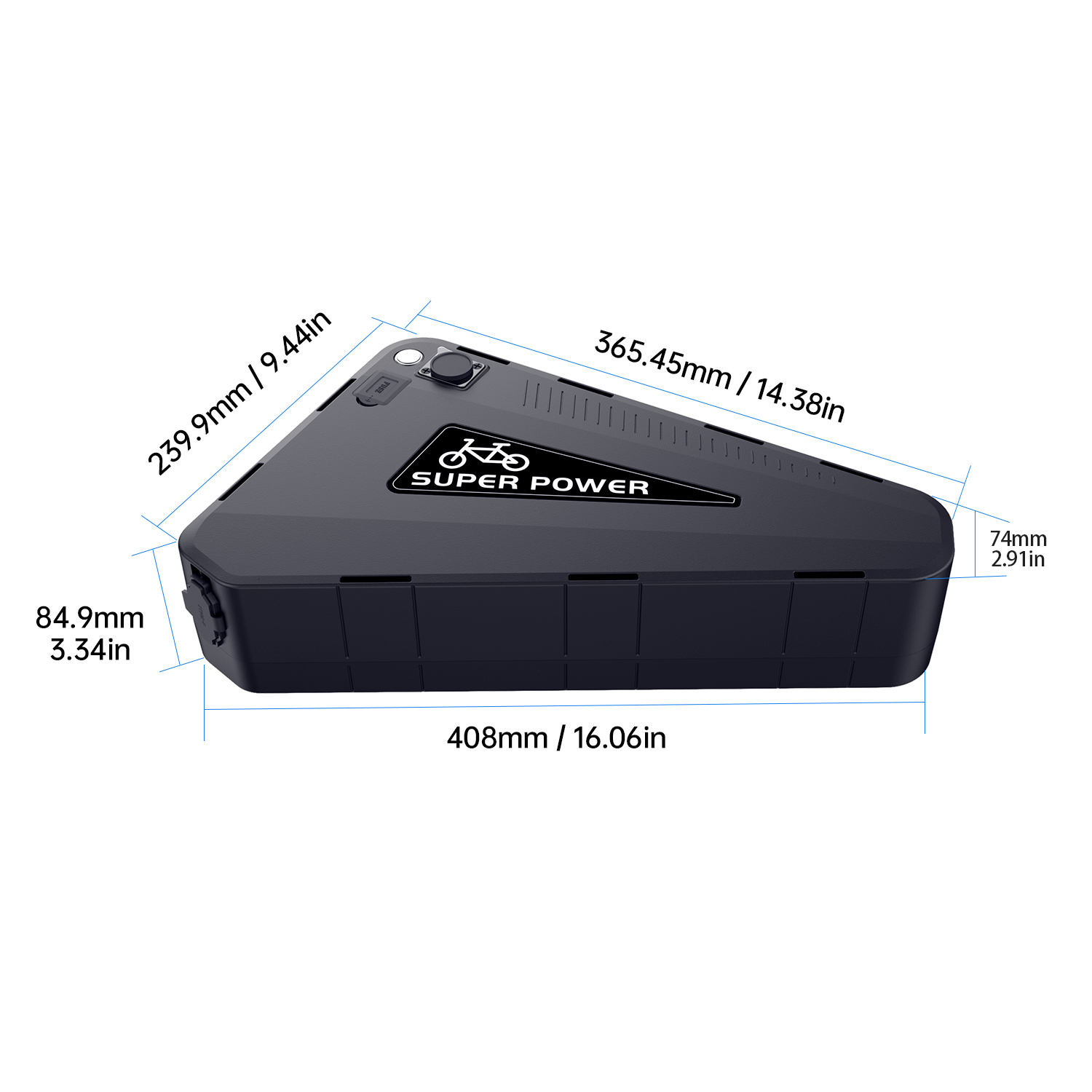 Generic 52V 20Ah triangle + LG cells + fast charger (UK) - Image 4
